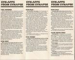 Synapse Software Demonstration Disk #6 Atari disk scan